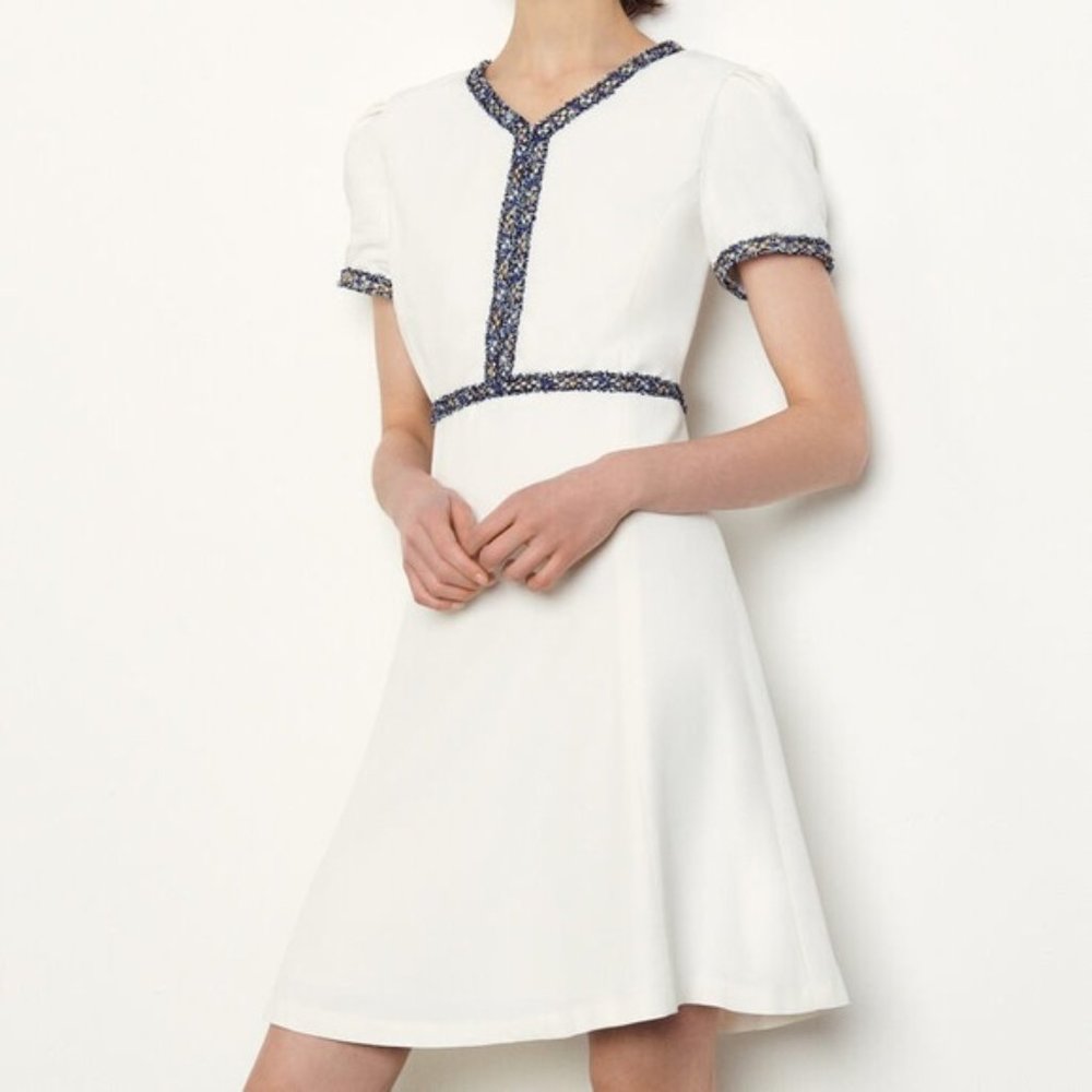 NWT Sandro White Dress, Small